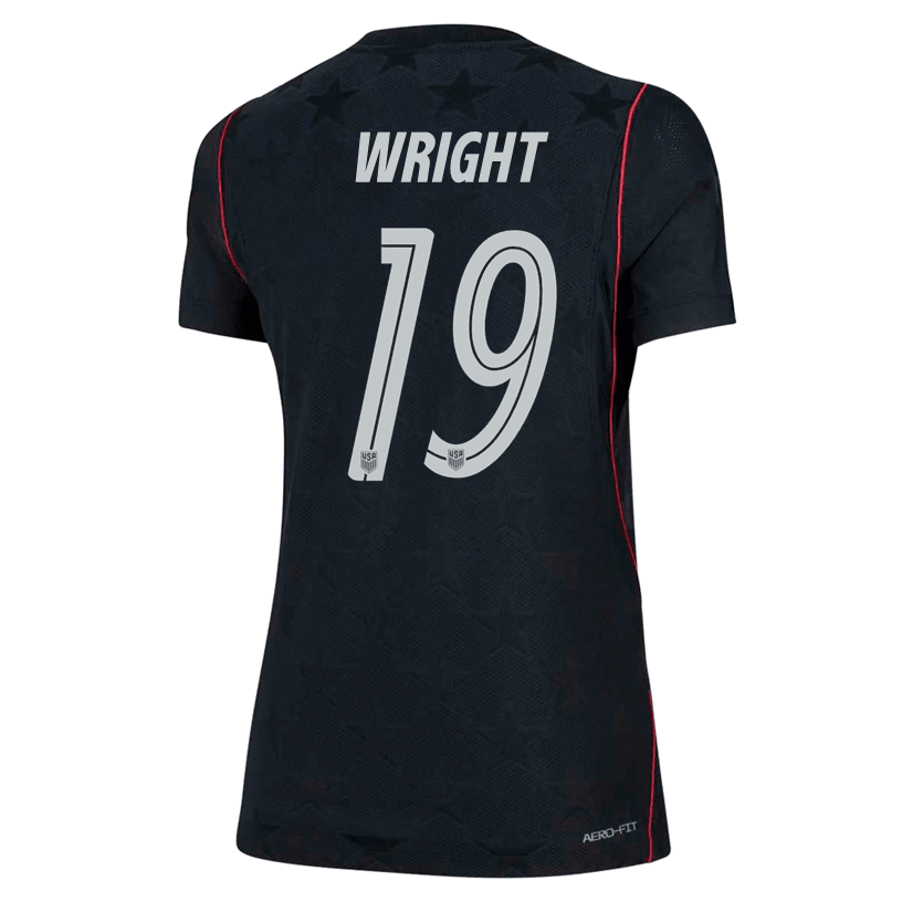 Nike Women’s Wright United States Match Authentic Away Jersey 2026 (Dark Obsidian/Pure Platinum) | SoccerWearhouse