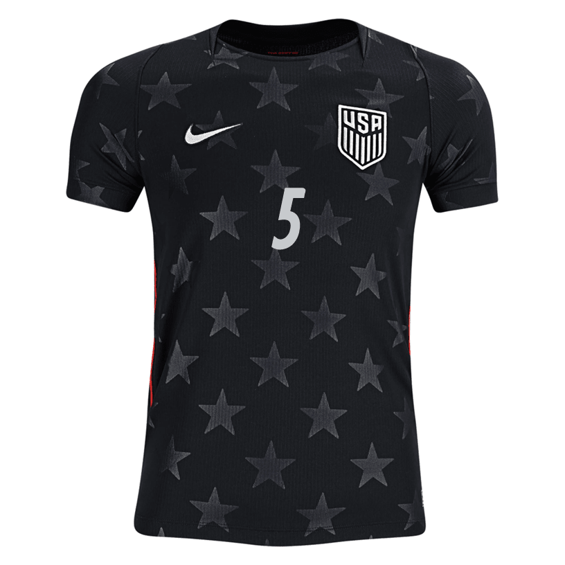 Nike Youth A. Robinson United States Away Stadium Jersey 2026 (Dark Obsidian/Pure Platinum) | SoccerWearhouse