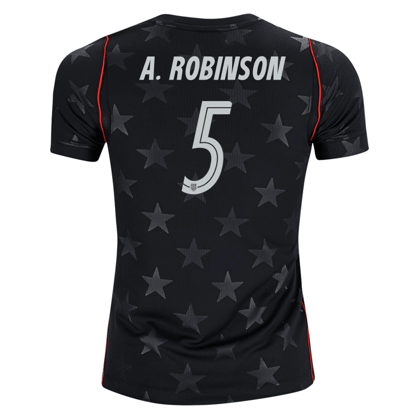 Nike Youth A. Robinson United States Away Stadium Jersey 2026 (Dark Obsidian/Pure Platinum) | SoccerWearhouse