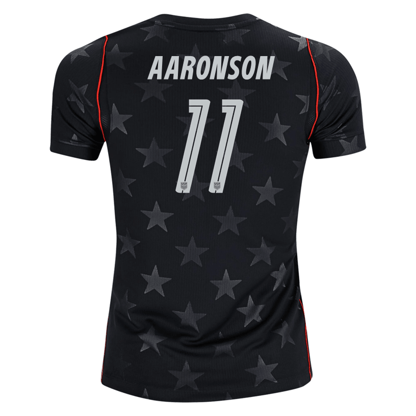 Nike Youth Aaronson United States Away Stadium Jersey 2026 (Dark Obsidian/Pure Platinum) | SoccerWearhouse