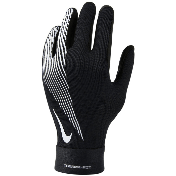 Nike Youth Academy Therma Fit Player Glove (Black/White) | SoccerWearhouse