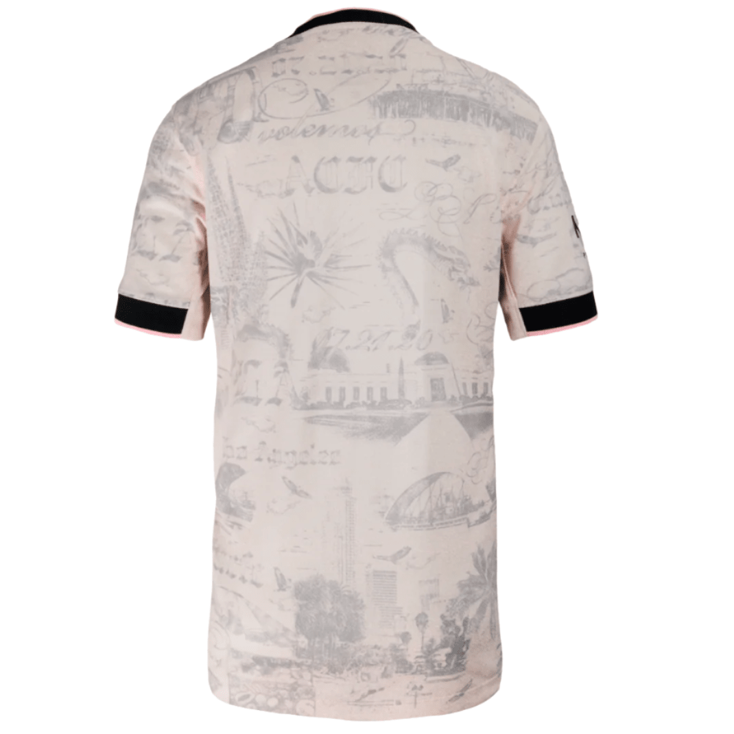 Nike Youth Angel City FC 25/26 Away Jersey (Pink/Black) | SoccerWearhouse
