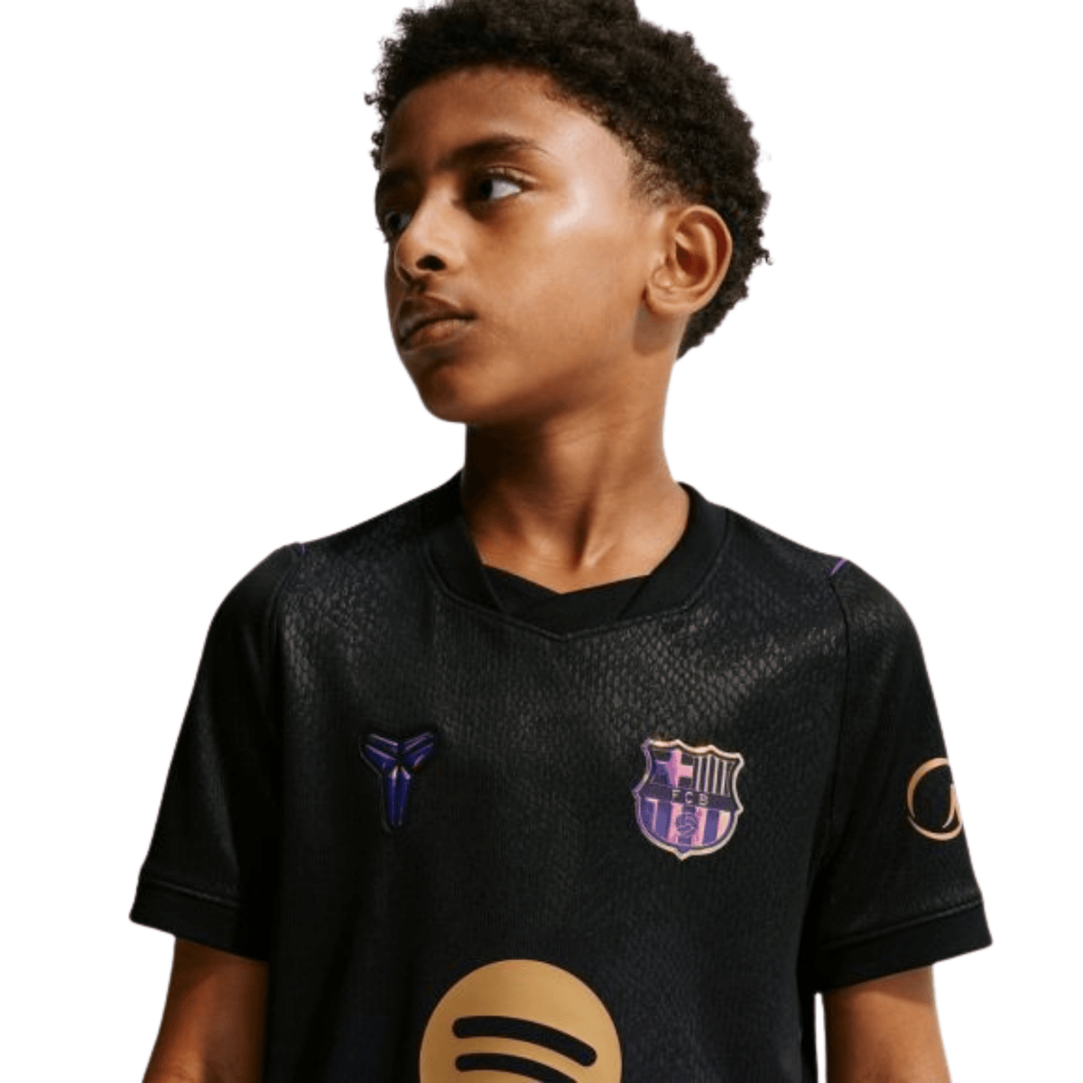 Nike Youth Barcelona Away Jersey 26/27 (Purple/Metallic Gold) | SoccerWearhouse