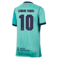 Nike Youth Barcelona Lamine Yamal Third Jersey 26/27 (Green Frost/Loyal Blue)