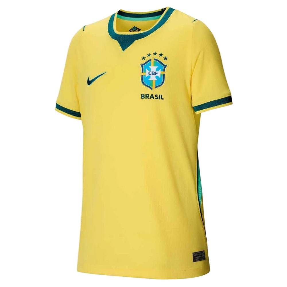 Nike Youth Brazil Home Stadium Jersey 2026 Yellow Canary Teal nike-youth-brazil-home-stadium-jersey-2026-yellow-canary-teal