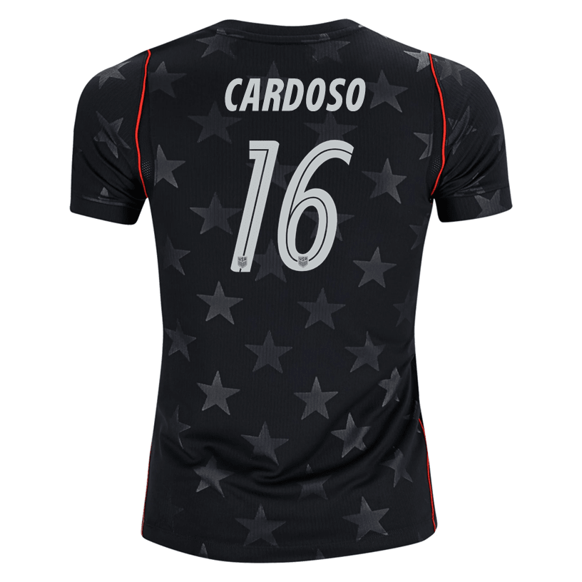 Nike Youth Cardoso United States Away Stadium Jersey 2026 (Dark Obsidian/Pure Platinum) | SoccerWearhouse