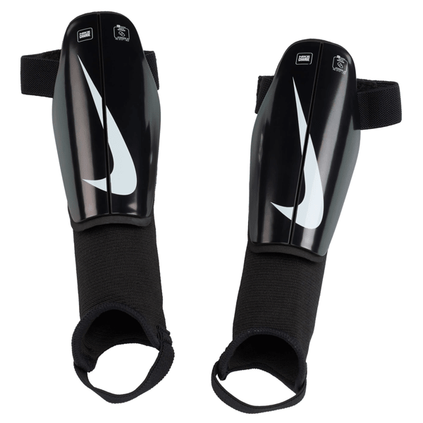 Nike Youth Charge Shin Guard (Black/White) | SoccerWearhouse