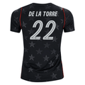 Nike Youth De la Torre United States Away Stadium Jersey 2026 (Dark Obsidian/Pure Platinum)