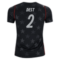 Nike Youth Dest United States Away Stadium Jersey 2026 (Dark Obsidian/Pure Platinum)