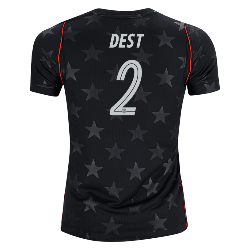 Nike Youth Dest United States Away Stadium Jersey 2026 (Dark Obsidian/Pure Platinum) | SoccerWearhouse