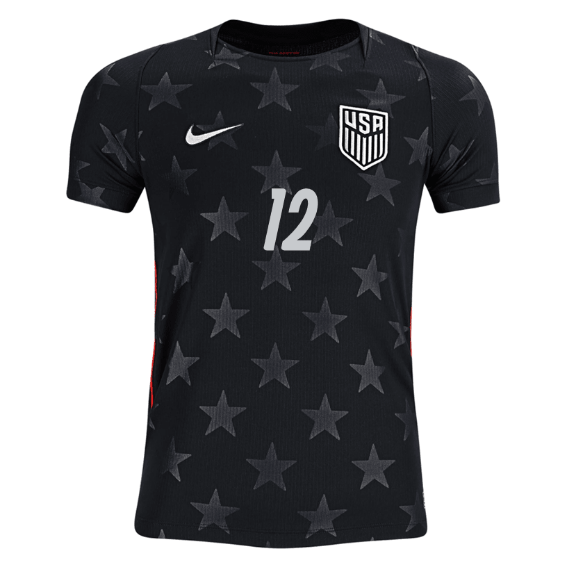 Nike Youth Freese United States Away Stadium Jersey 2026 (Dark Obsidian/Pure Platinum) | SoccerWearhouse