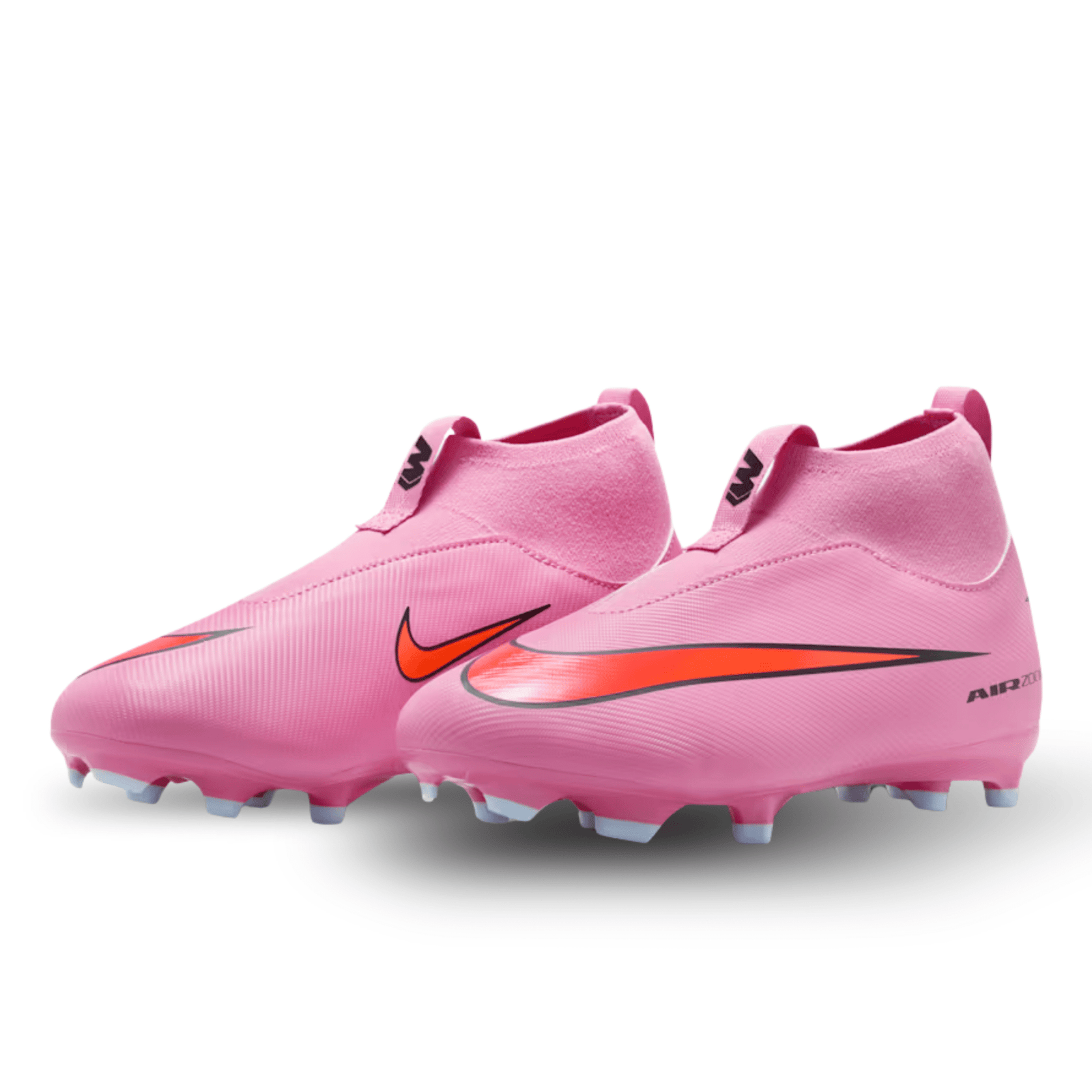 Nike Youth Jr. Mercurial Zoom Superfly 10 Academy Firm Ground/Multi Ground Soccer Cleats (Magic Flamingo/Black) | SoccerWearhouse
