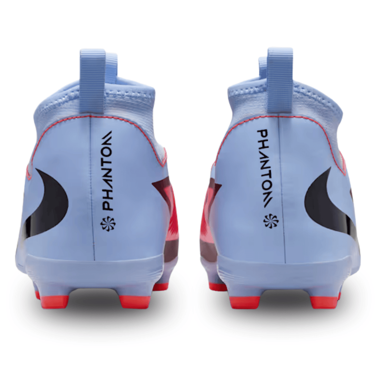 Nike Youth Jr Phantom 6 High Academy Firm Ground/Multi Ground Soccer Cleats (Royal Tint/Bright Crimson) | SoccerWearhouse