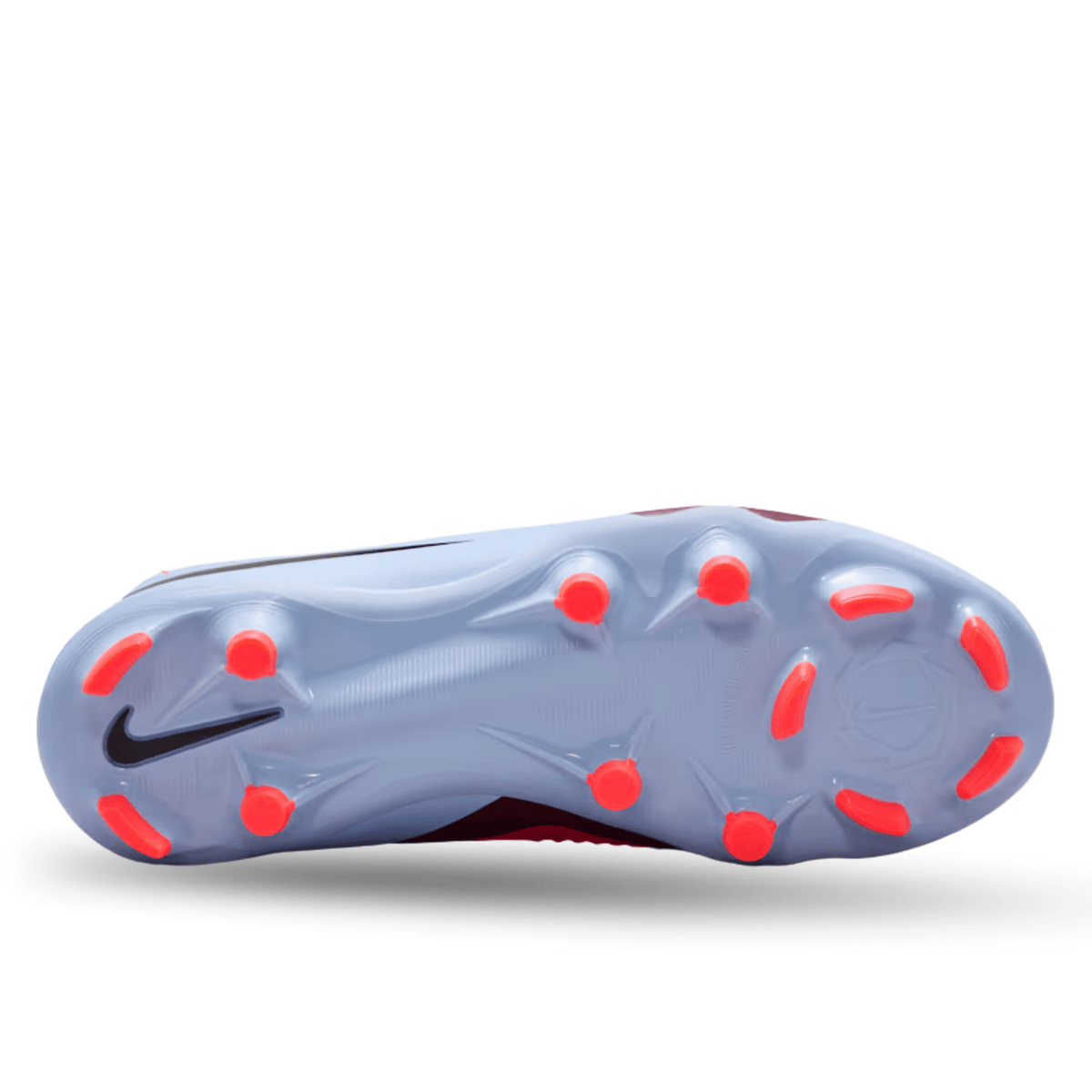 Nike Youth Jr Phantom 6 High Academy Firm Ground/Multi Ground Soccer Cleats (Royal Tint/Bright Crimson) | SoccerWearhouse