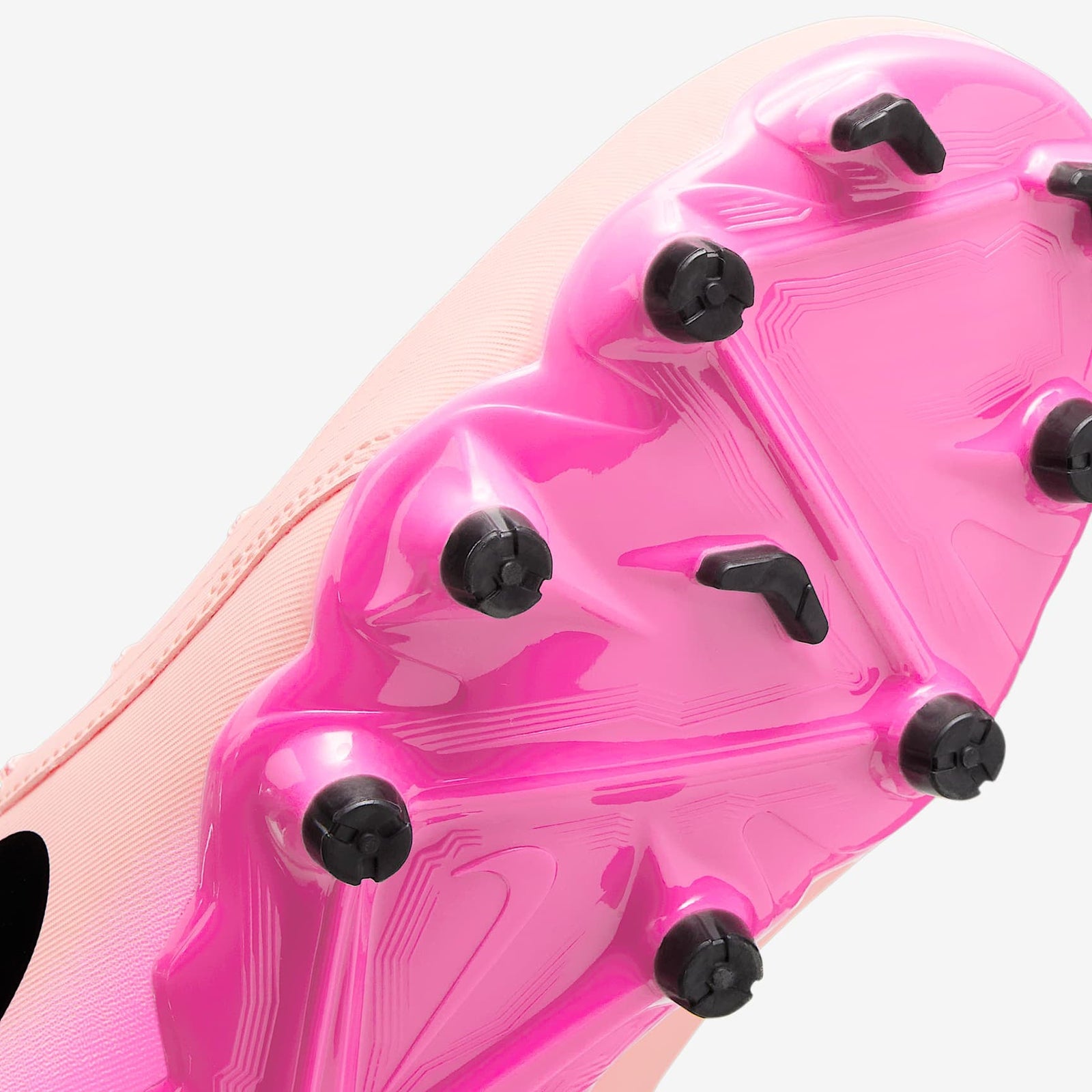 Nike Youth Jr. Phantom Luna II Academy FG/MG (Crimson Tint/Black - Pink Blast) | SoccerWearhouse