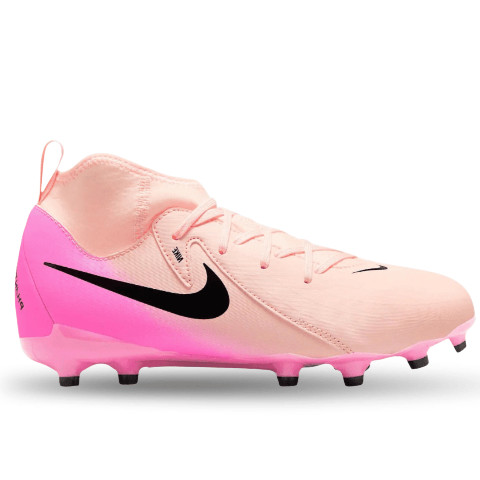 Nike Youth Jr. Phantom Luna II Academy FG/MG (Crimson Tint/Black - Pink Blast) | SoccerWearhouse