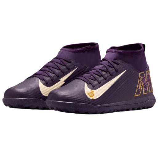 Nike Youth Jr. Superfly 10 Club Kylian Mbappe Turf TF (Grand Purple/Pale Ivory) | SoccerWearhouse