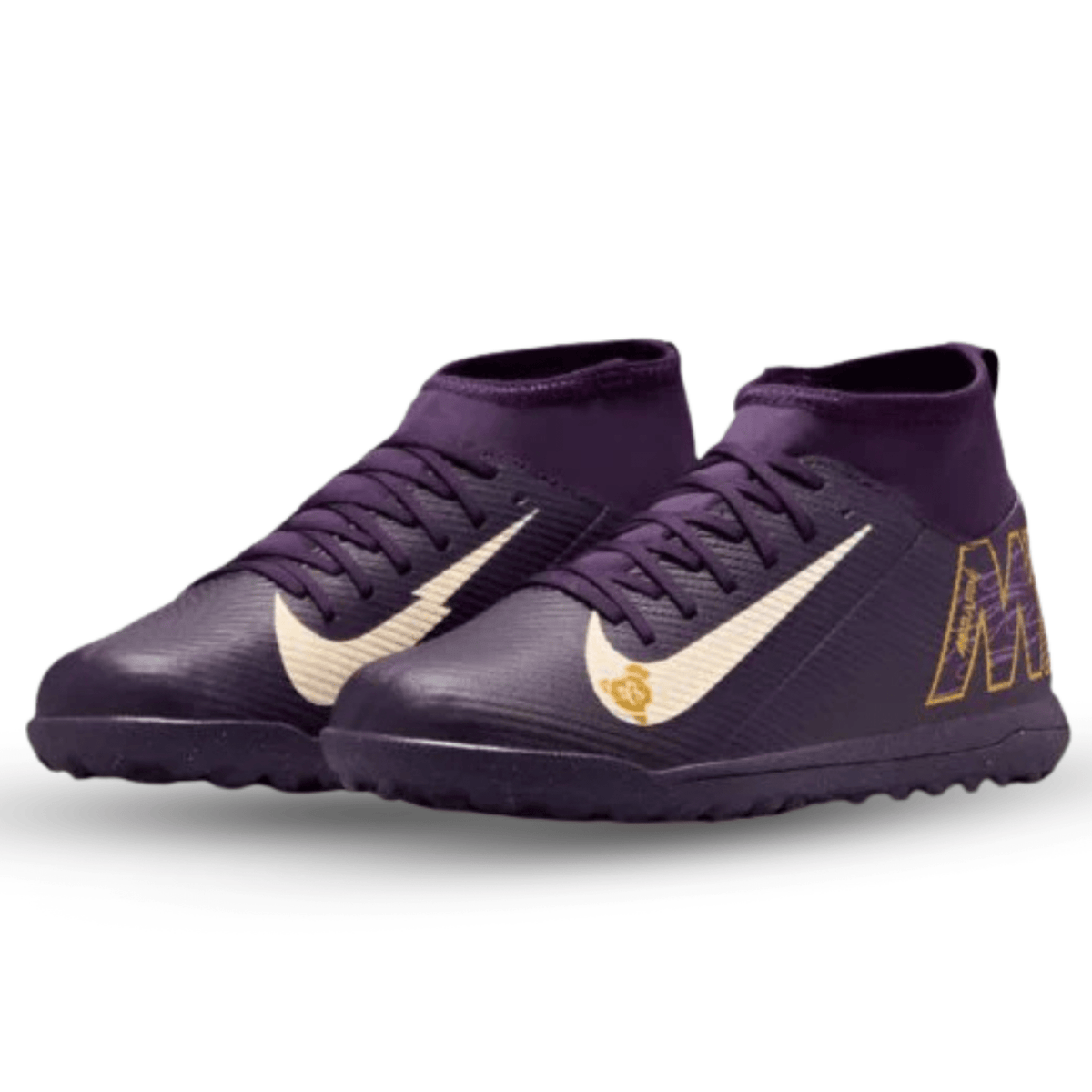 Nike Youth Jr. Superfly 10 Club Kylian Mbappe Turf TF (Grand Purple/Pale Ivory) | SoccerWearhouse