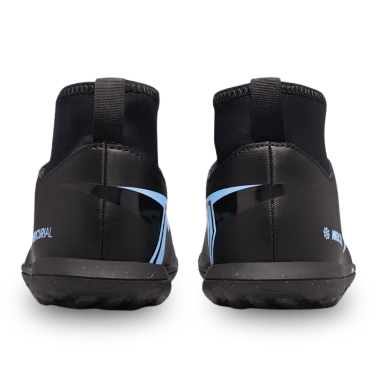 Nike Youth Jr. Superfly 10 Club Turf Soccer Shoes (Black/Black) | SoccerWearhouse