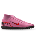 Nike Youth Jr. Superfly 10 Club Turf Soccer Shoes (Magic Flamingo/Black)