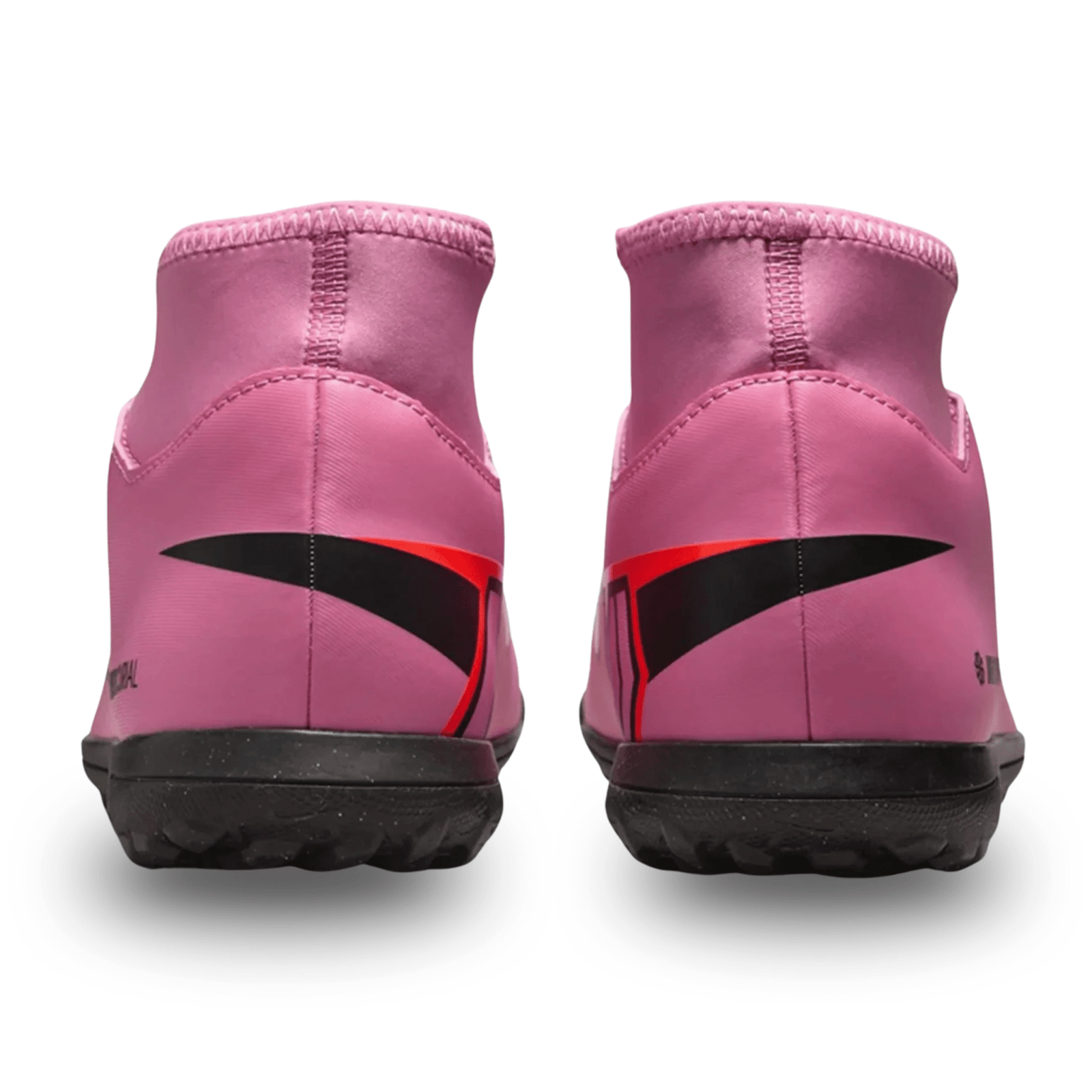 Nike Youth Jr. Superfly 10 Club Turf Soccer Shoes (Magic Flamingo/Black) | SoccerWearhouse