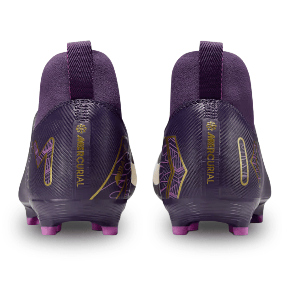 Nike Youth Jr. Zoom Superfly 10 Academy Kylian Mbappe KM FG/MG Soccer Cleats (Grand Purple/Pale Ivory) | SoccerWearhouse