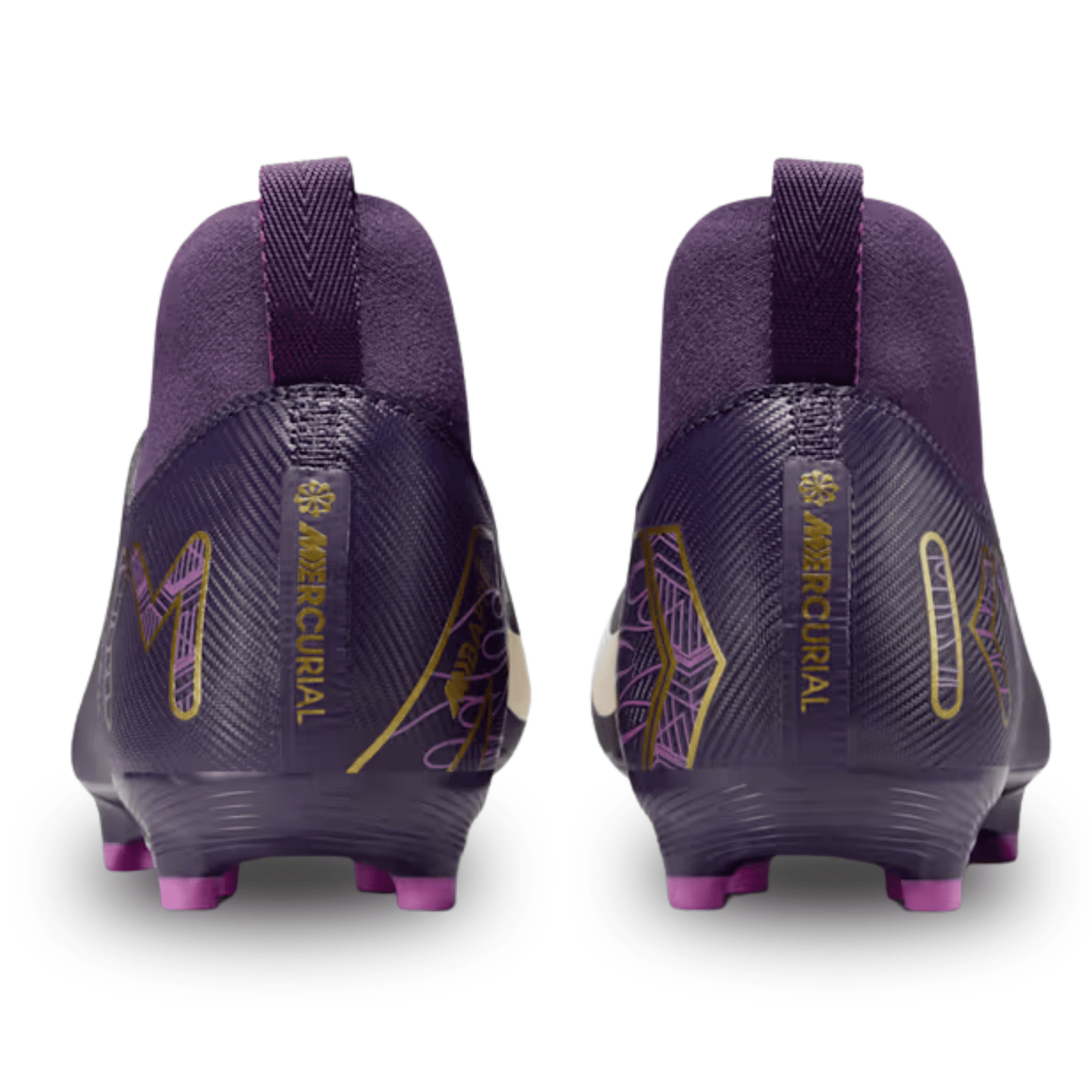 Nike Youth Jr. Zoom Superfly 10 Academy Kylian Mbappe KM FG/MG Soccer Cleats (Grand Purple/Pale Ivory) | SoccerWearhouse
