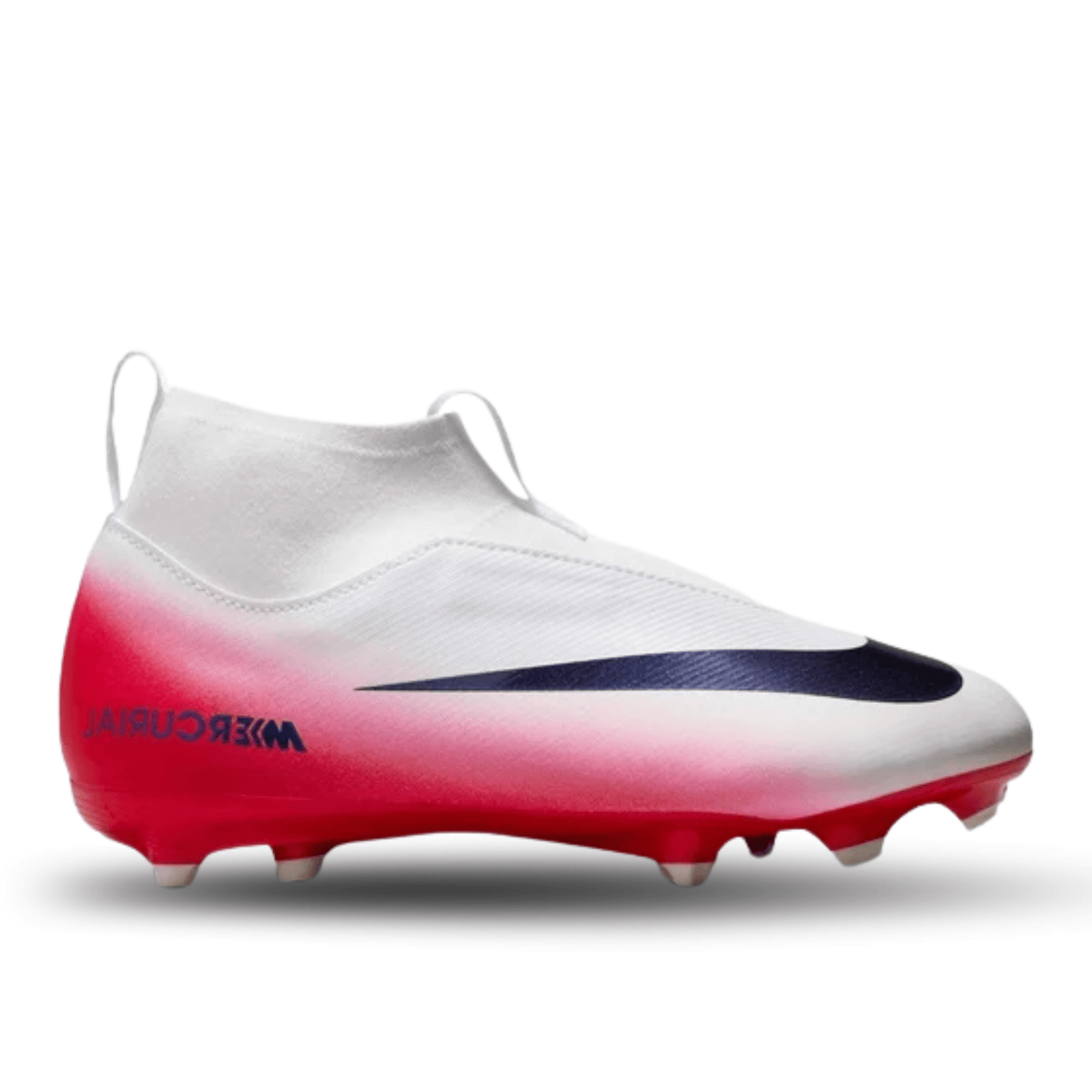 Nike Youth Jr. Zoom Superfly 10 Academy Level Eight Firm Ground/Multi Ground Soccer Cleats (University Red/Dark Obsidian) | SoccerWearhouse