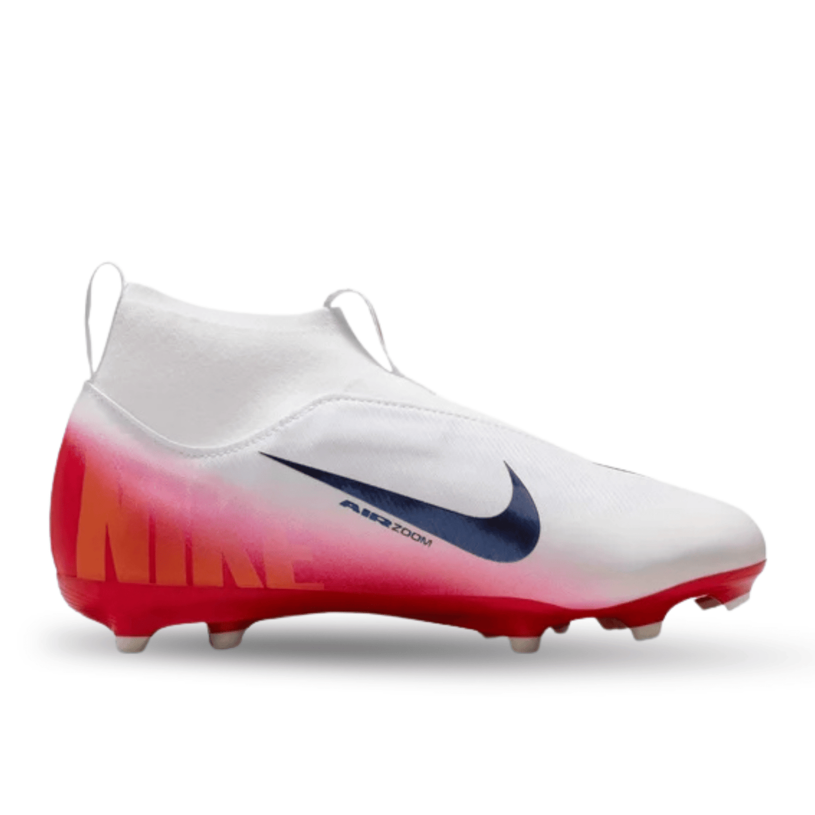 Nike Youth Jr. Zoom Superfly 10 Academy Level Eight Firm Ground/Multi Ground Soccer Cleats (University Red/Dark Obsidian) | SoccerWearhouse