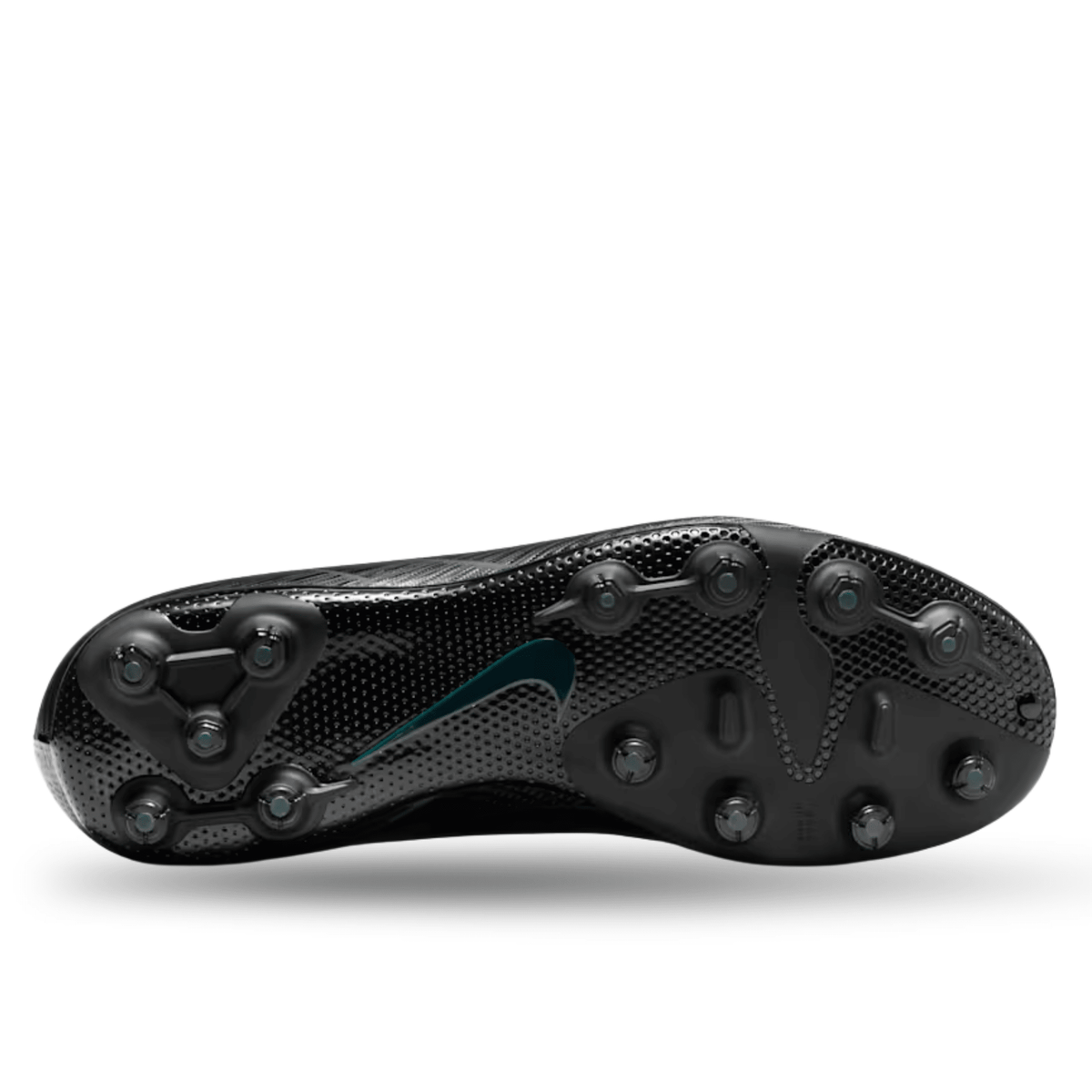 Nike Youth Jr. Zoom Vapor 16 Academy FG Soccer Cleats (Black/Deep Jungle) | SoccerWearhouse