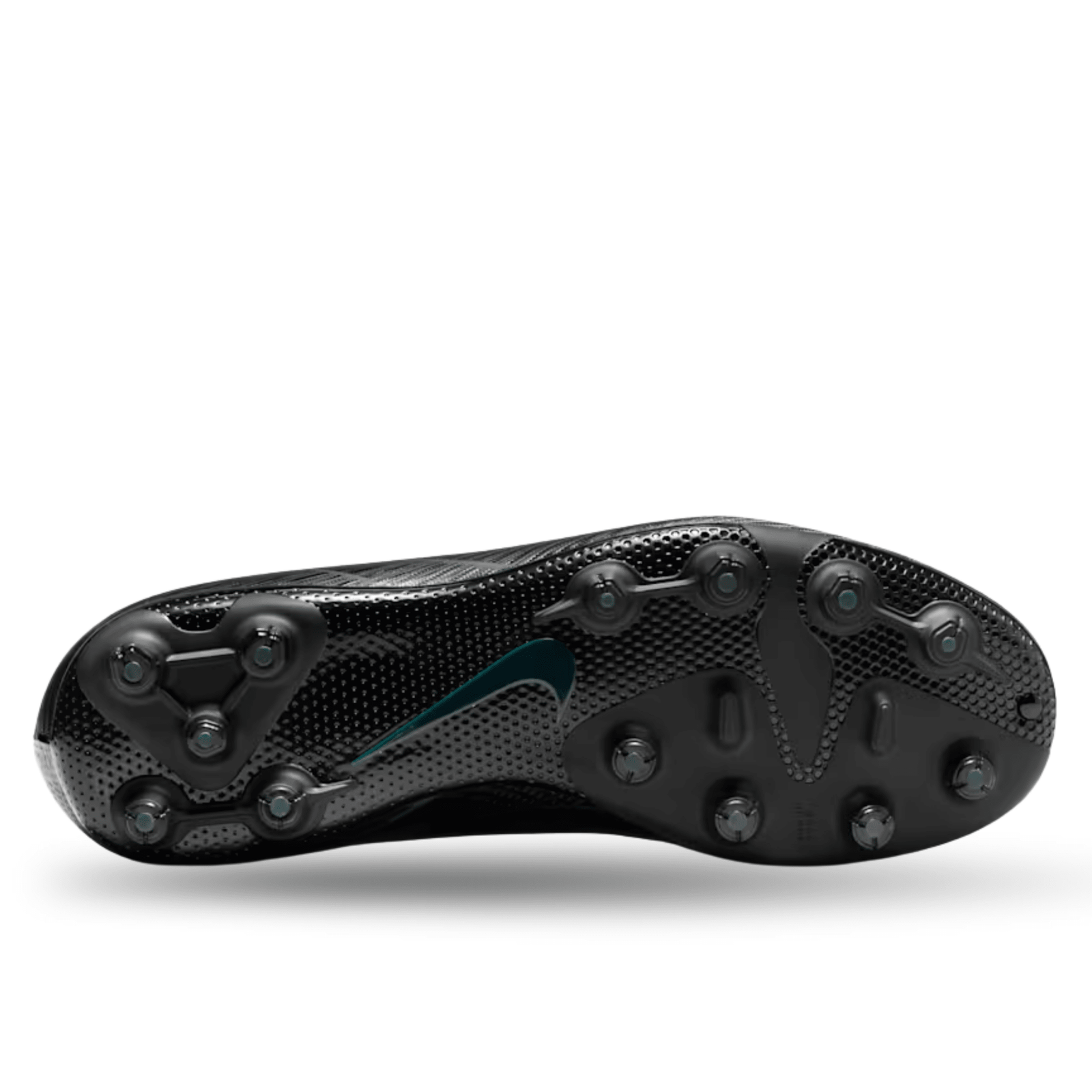 Nike Youth Jr. Zoom Vapor 16 Academy FG Soccer Cleats (Black/Deep Jungle) | SoccerWearhouse
