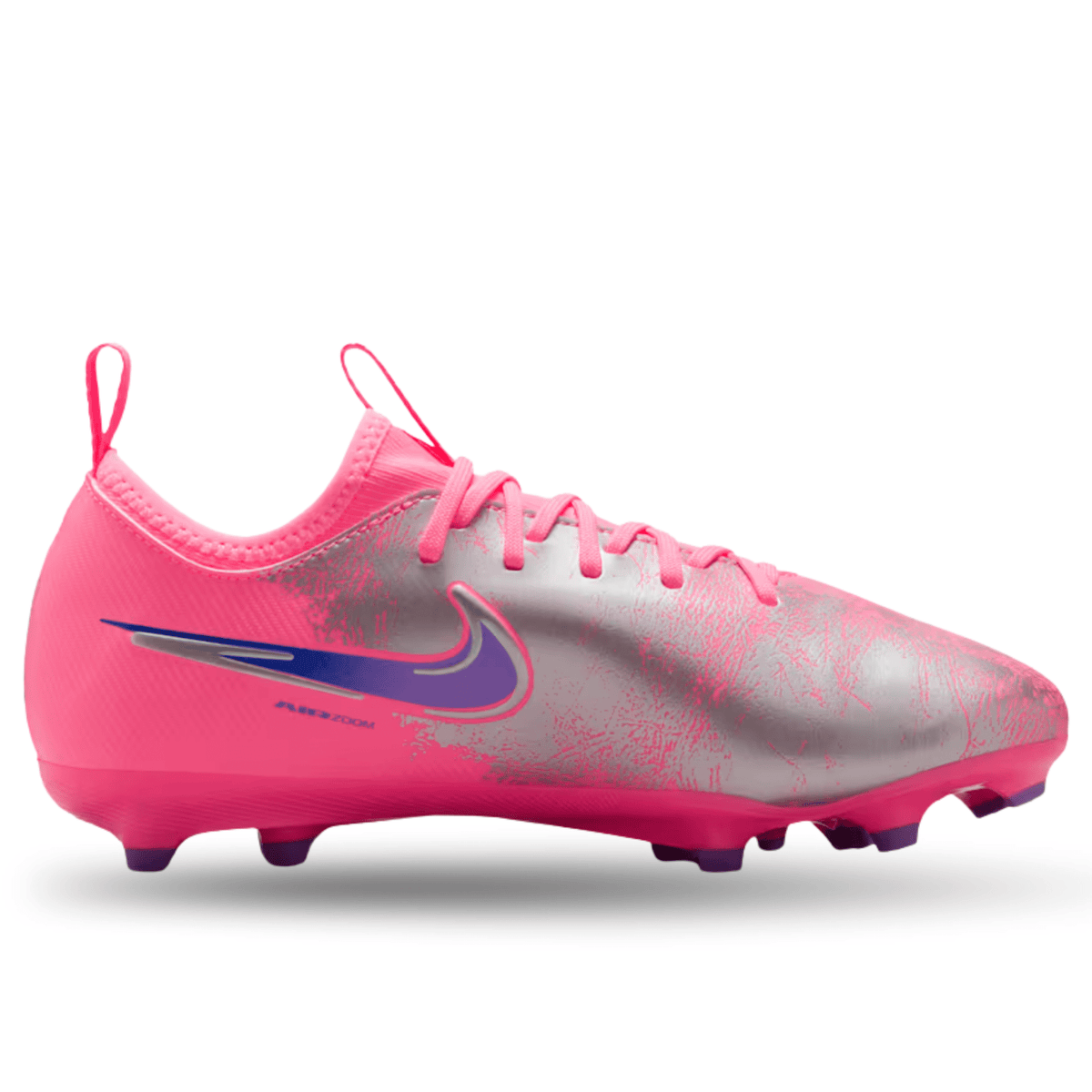 Nike Youth Jr Zoom Vapor 16 Academy VJR FG/MG Soccer Cleats (Sunset Pulse/Old Royal) | SoccerWearhouse