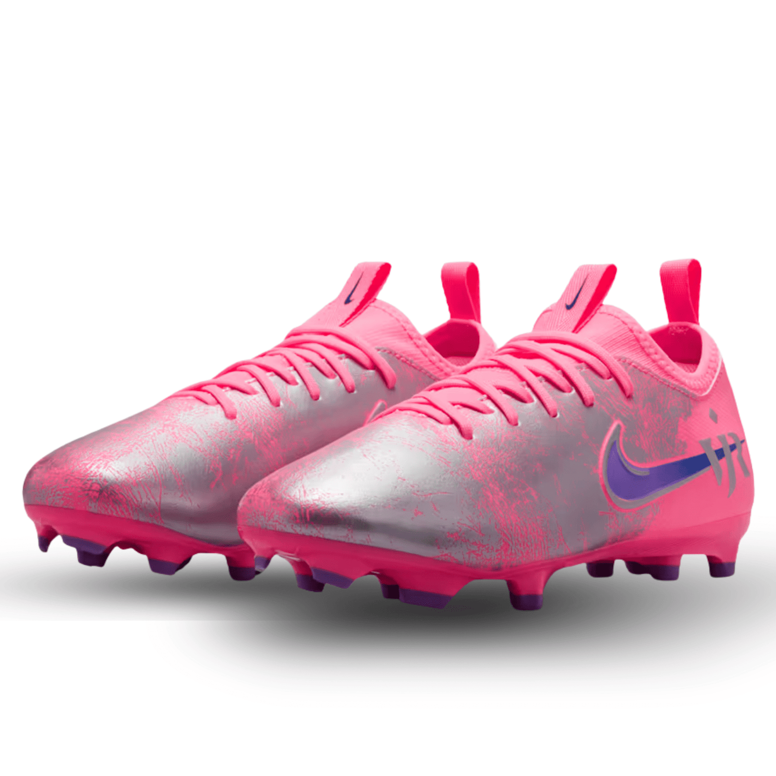 Nike Youth Jr Zoom Vapor 16 Academy VJR FG/MG Soccer Cleats (Sunset Pulse/Old Royal) | SoccerWearhouse