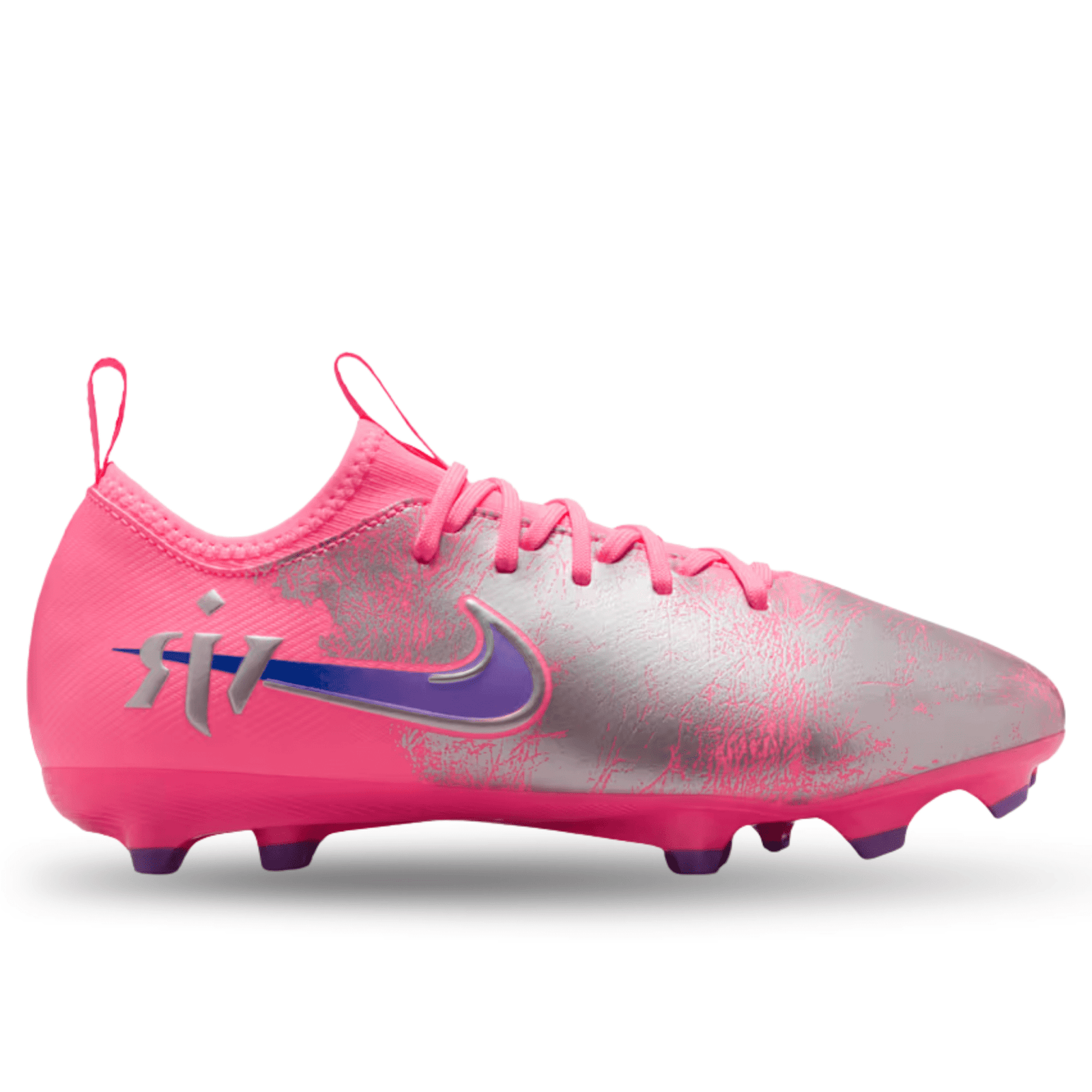 Nike Youth Jr Zoom Vapor 16 Academy VJR FG/MG Soccer Cleats (Sunset Pulse/Old Royal) | SoccerWearhouse