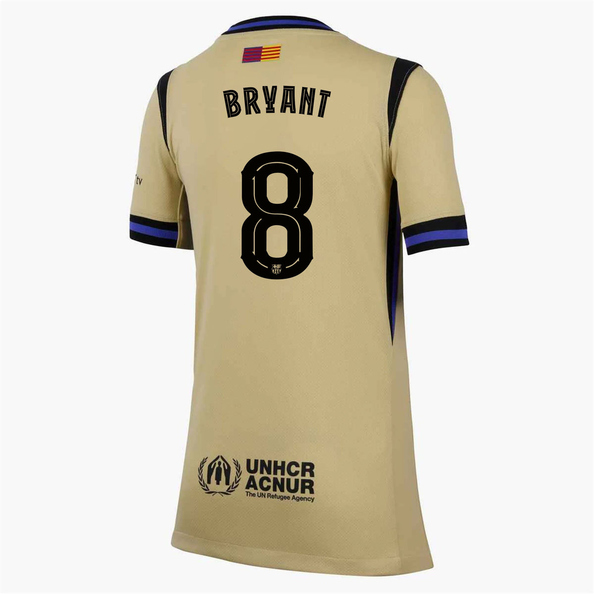 Nike Youth Kobe Bryant FC Barcelona Away Jersey 25/26 (Team Gold/Persian Violet/Black) | SoccerWearhouse