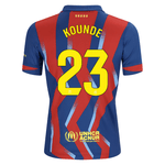 Nike Youth Pedri FC Barcelona 4th Soccer Jersey 25/26 (Gym Blue/Salsa