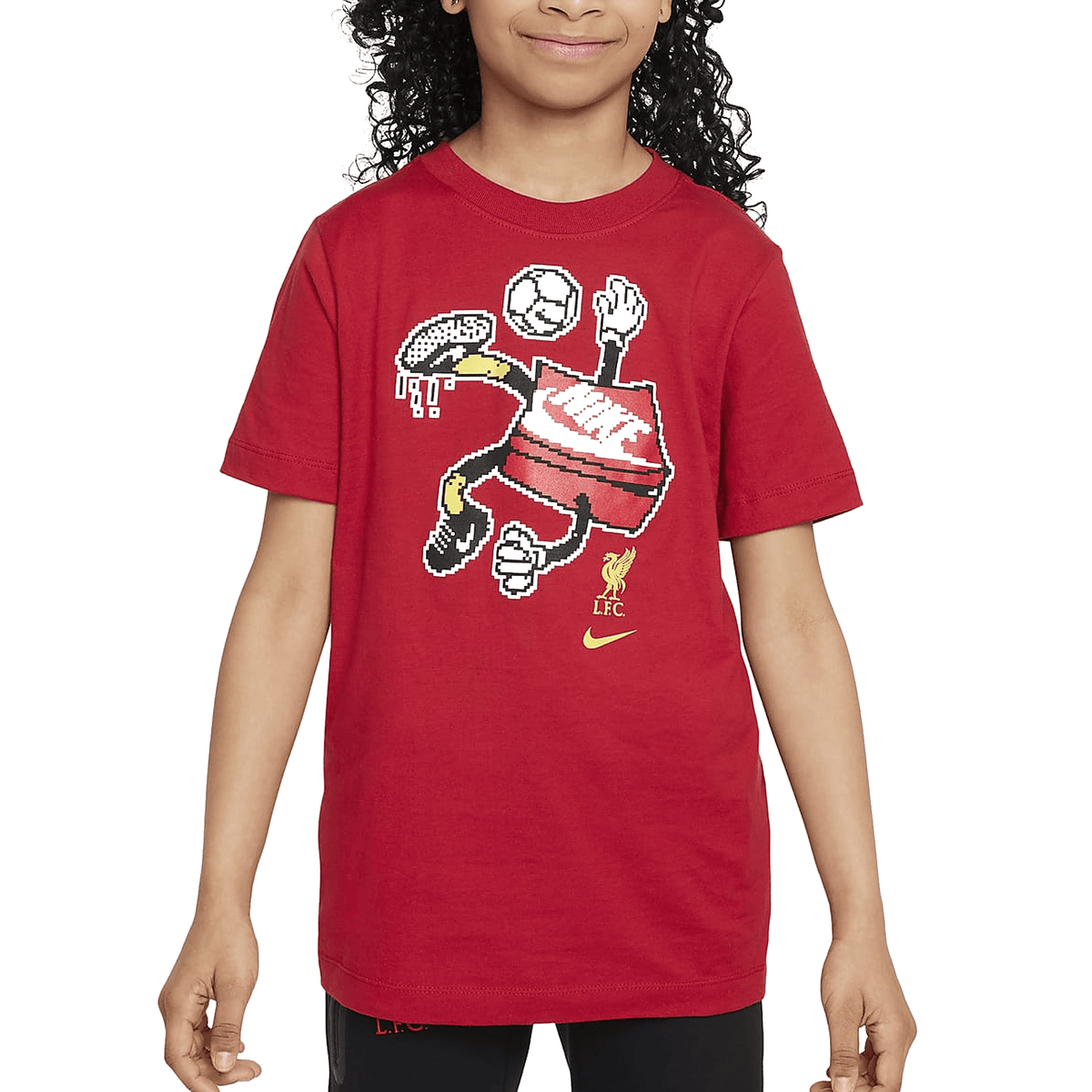Nike Youth Liverpool Shoe Box T-Shirt (Gym Red) | SoccerWearhouse