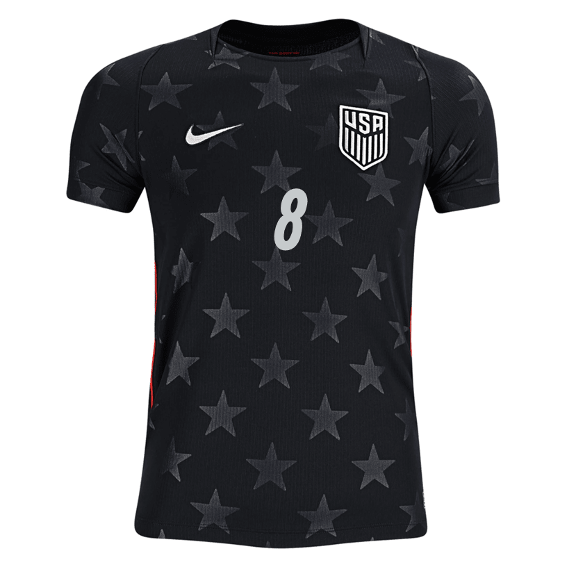 Nike Youth Mckennie United States Away Stadium Jersey 2026 (Dark Obsidian/Pure Platinum) | SoccerWearhouse