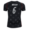 Nike Youth Musah United States Away Stadium Jersey 2026 (Dark Obsidian/Pure Platinum)