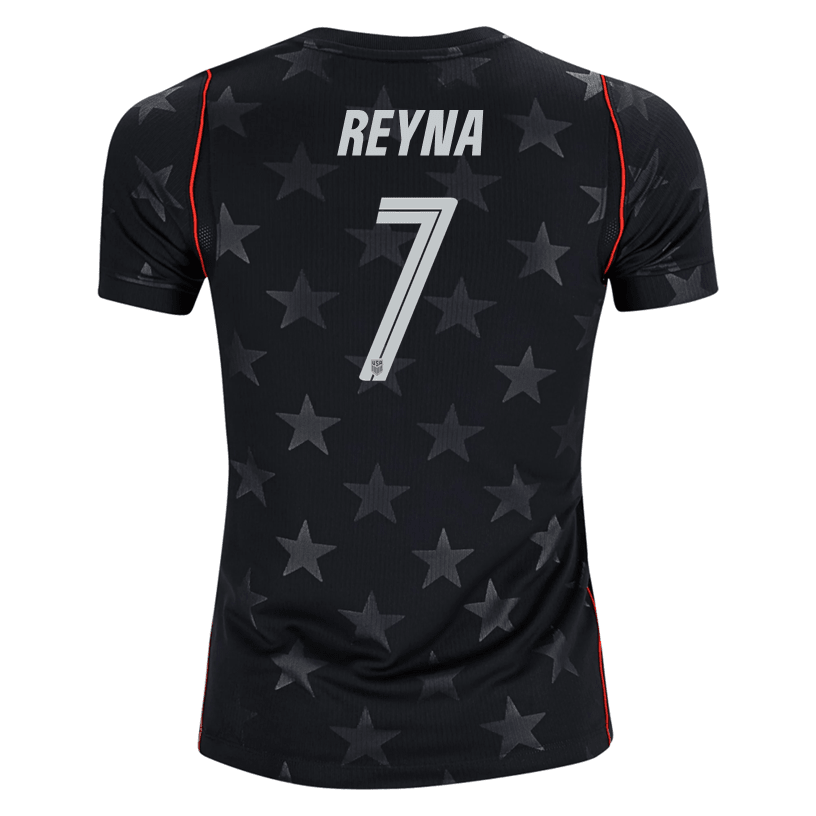 Nike Youth Reyna United States Away Stadium Jersey 2026 (Dark Obsidian/Pure Platinum) | SoccerWearhouse