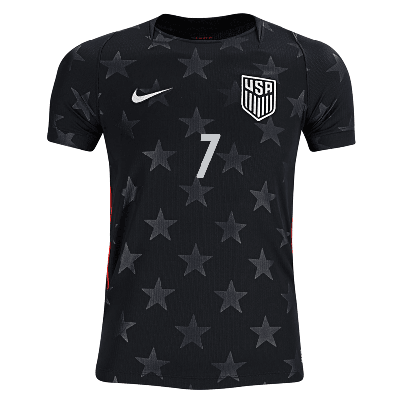 Nike Youth Reyna United States Away Stadium Jersey 2026 (Dark Obsidian/Pure Platinum) | SoccerWearhouse