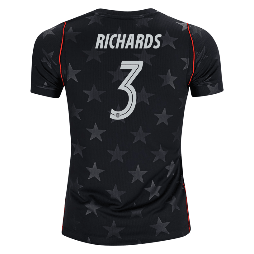 Nike Youth Richards United States Away Stadium Jersey 2026 (Dark Obsidian/Pure Platinum) | SoccerWearhouse