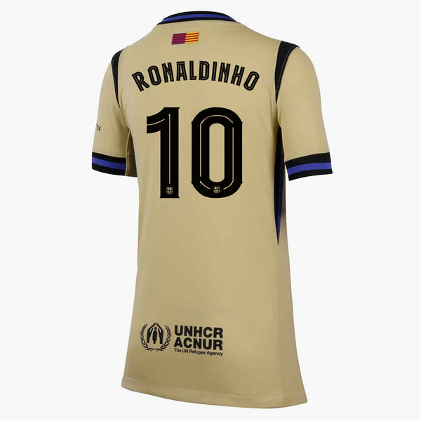 Nike Youth Ronaldinho FC Barcelona Away Jersey 25/26 (Team Gold/Persia