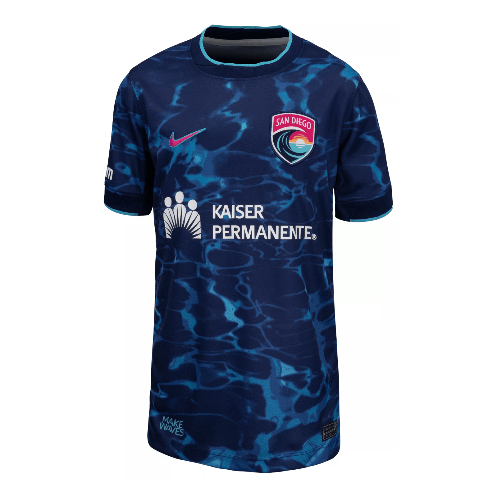 Nike Youth San Diego Wave Away Jersey 2025 (Blue) | SoccerWearhouse