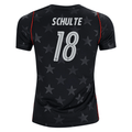 Nike Youth Schulte United States Away Stadium Jersey 2026 (Dark Obsidian/Pure Platinum)