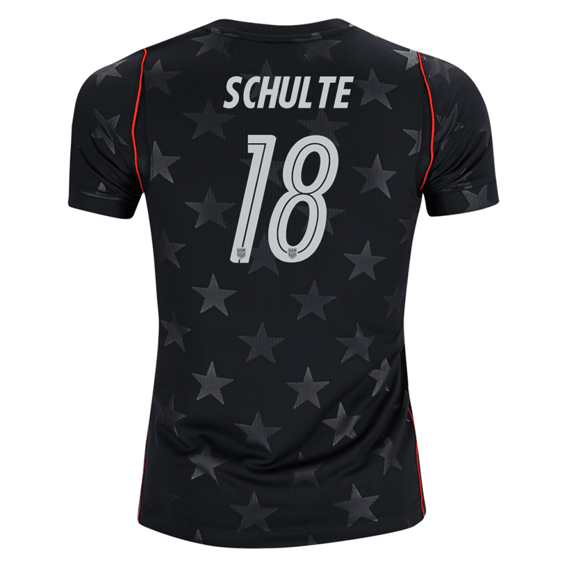 Nike Youth Schulte United States Away Stadium Jersey 2026 (Dark Obsidian/Pure Platinum) | SoccerWearhouse