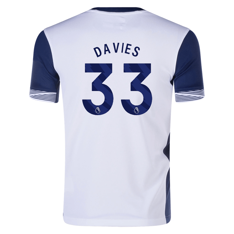 Nike Youth Tottenham Ben Davies Home Jersey 24/25 (White/Navy) | SoccerWearhouse