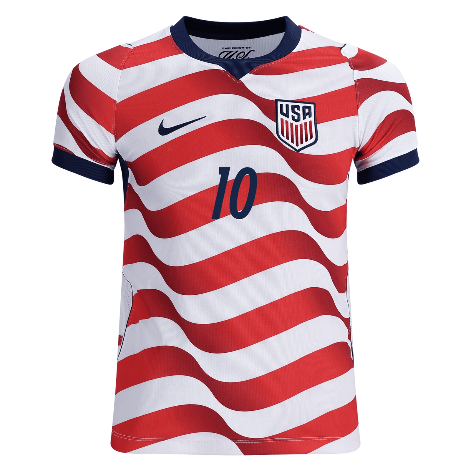 Nike Youth United States Christian Pulisic 2026 Stadium Home Jersey (Sail/Midnight Navy) | SoccerWearhouse