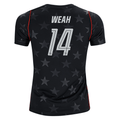 Nike Youth Weah United States Away Stadium Jersey 2026 (Dark Obsidian/Pure Platinum)