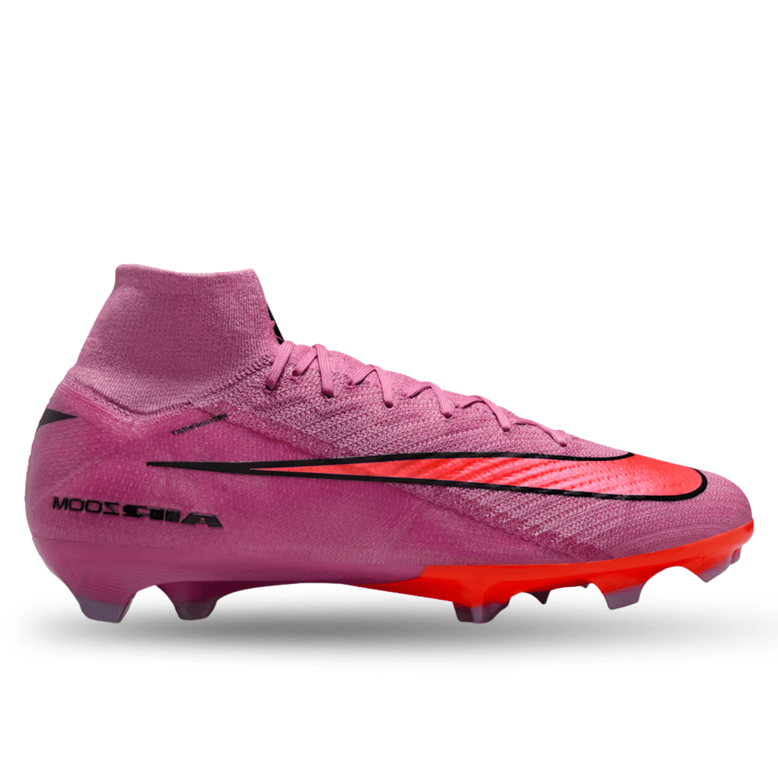 Nike Zoom Mercurial Superfly 10 Elite Firm Ground Soccer Cleats (Magic Flamingo/Black) | SoccerWearhouse